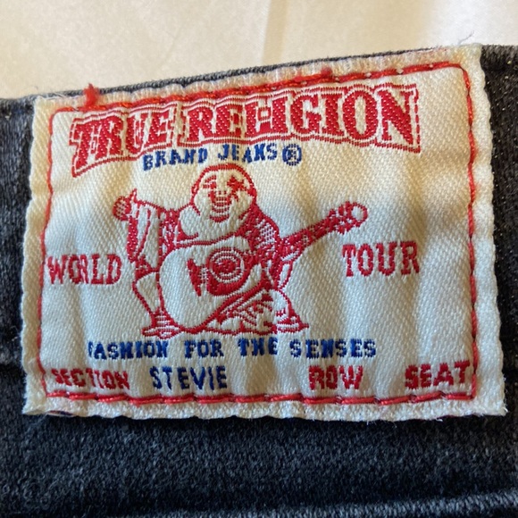 TRUE RELIGION Women’s Low Rise Skinny Black Jeans Size 29/8 Very Nice Condition - Picture 7 of 15